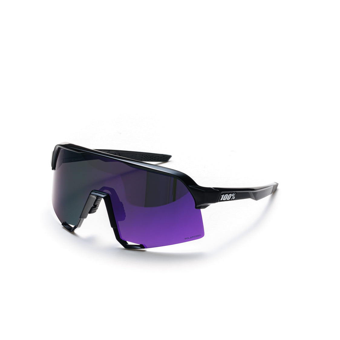 S3 - Polished Black HiPER Lavender Mirror Polarized Lens |100 S3 - Polished Black HiPER Lavender Mirror Polarized Lens |100