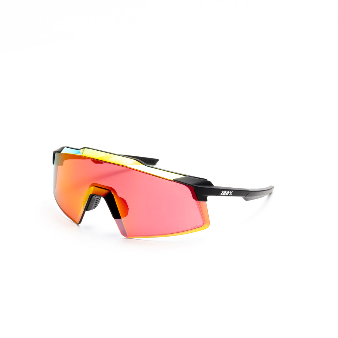 AEROCRAFT - Soft Tact Black / HiPER Red Multilayer Mirror