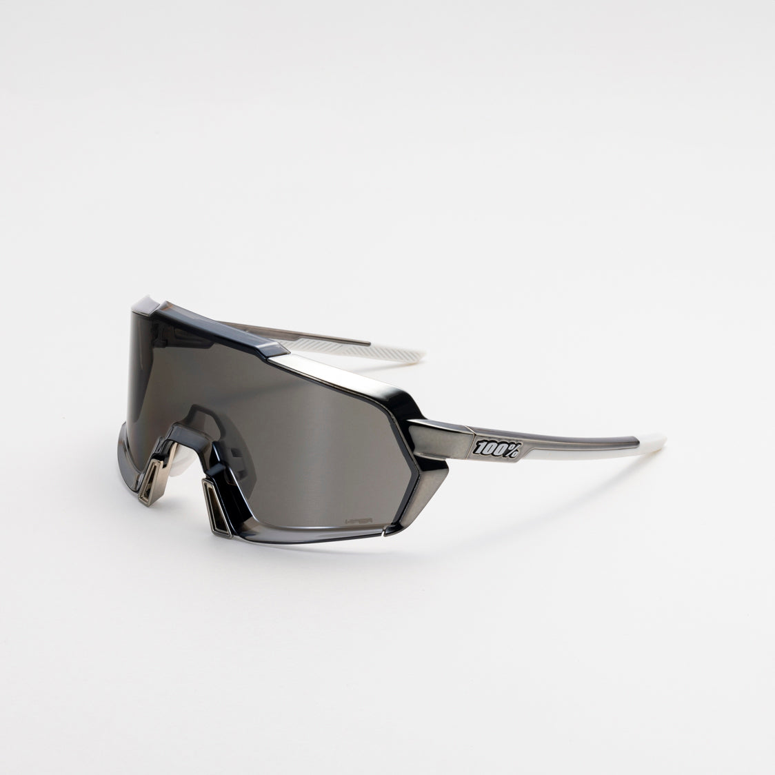 【最新作】 100% Korbin ブラックラメ ワンハンドレッド サングラス コービン レッド系ミラーレンズ サングラス【KORBIN/HiPER