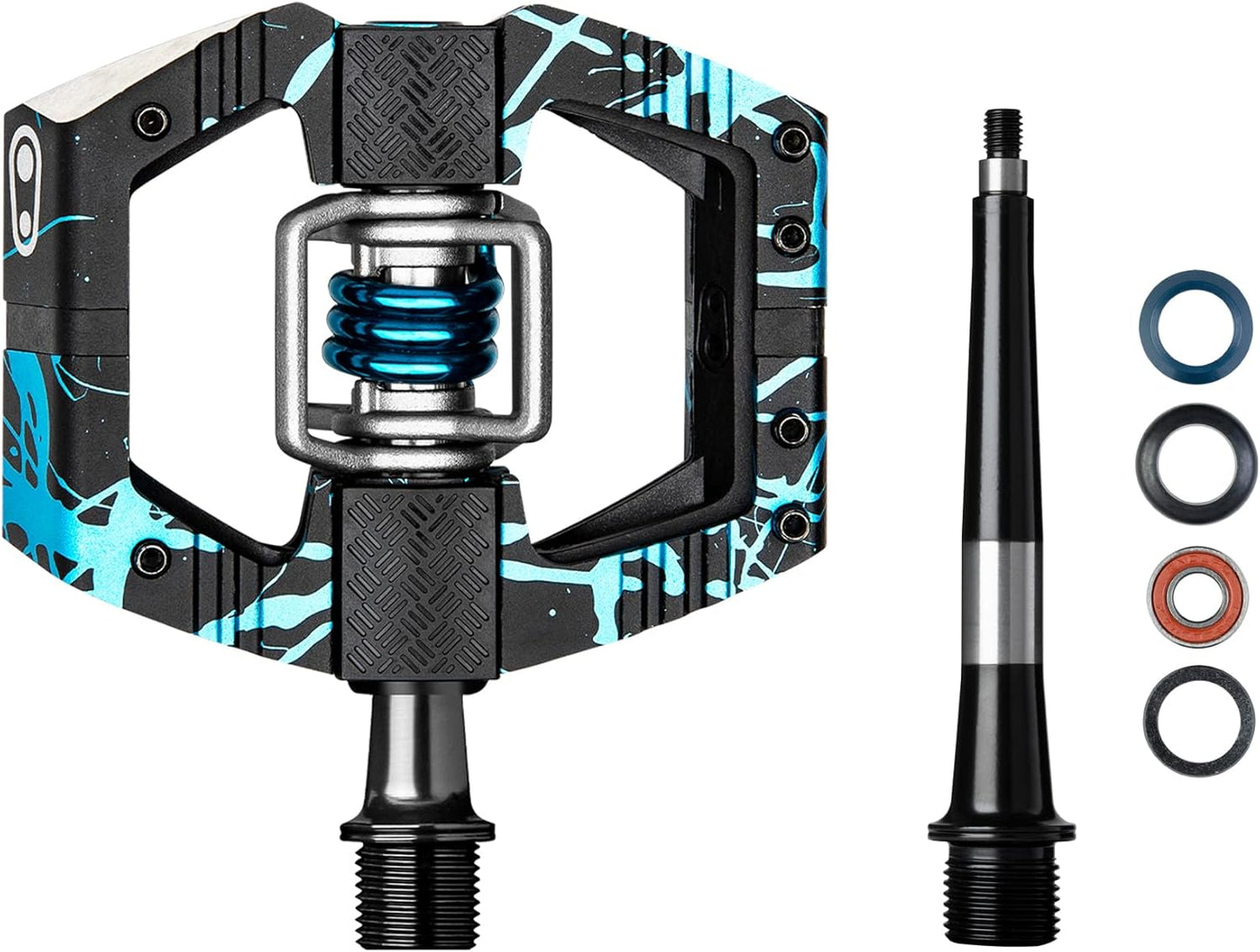 crankbrothers mallet E LS SPLATTER EDITION BLUE/BLACK