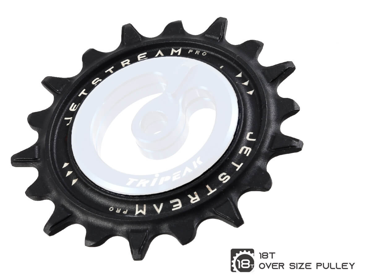 Jetstream Pro 2 Pulley Wheel Kits (12-18T) SHIMANO ROAD ビッグプーリー ブラック