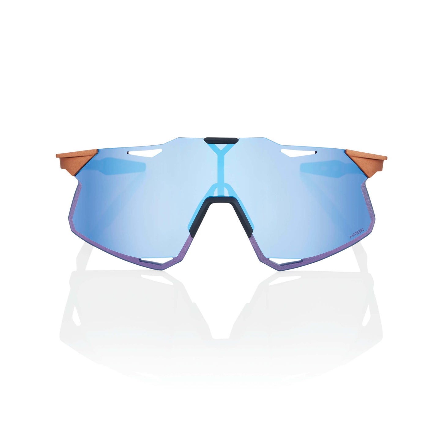 HYPERCRAFT - Matte Copper Chromium / HiPER Blue Multilayer Mirror Lens