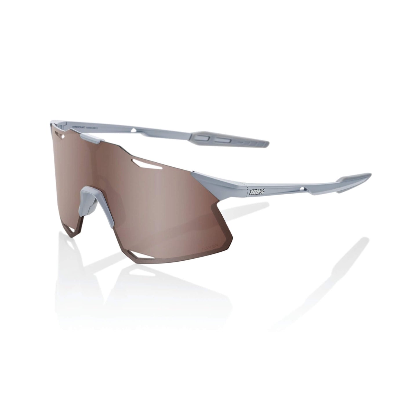 HYPERCRAFT - Matte Stone Grey / HiPER Crimson Silver Mirror Lens