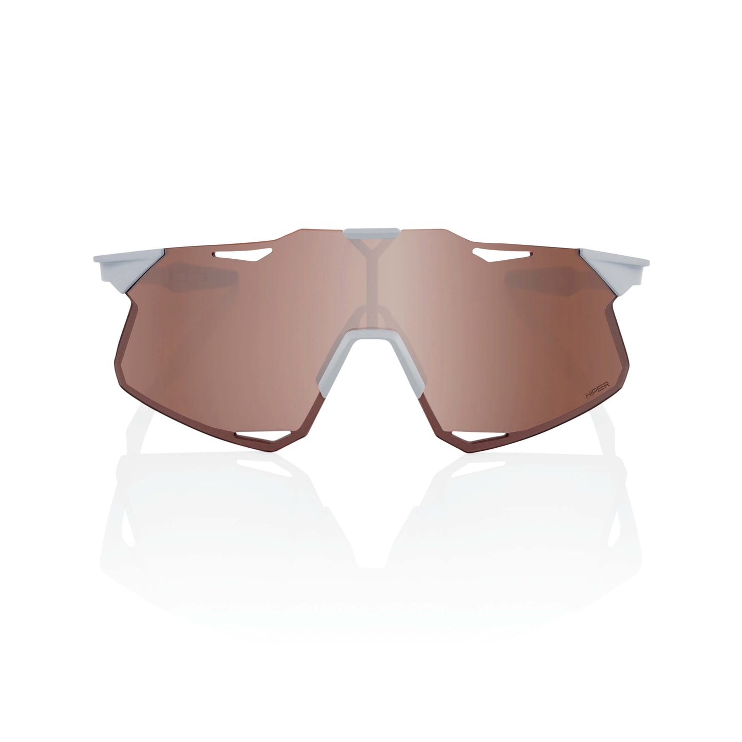 HYPERCRAFT - Matte Stone Grey / HiPER Crimson Silver Mirror Lens