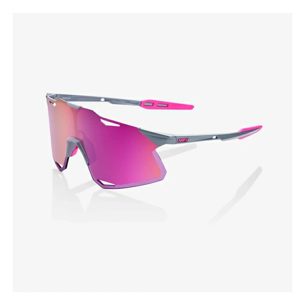 HYPERCRAFT - Gloss Light Grey / Purple Multilayer Mirror Lens