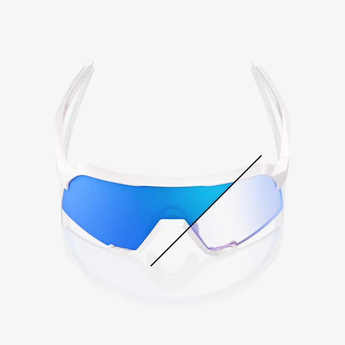S3 - Bastille LE Pearl White Glitter / Blue Mirror Photochromic Lens