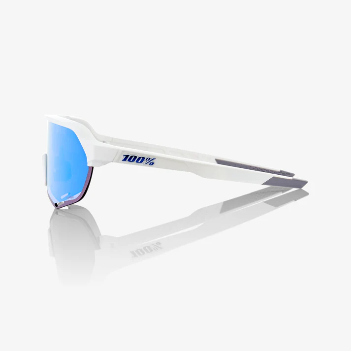 S2 - Matte White / HiPER Blue Multilayer Mirror Lens