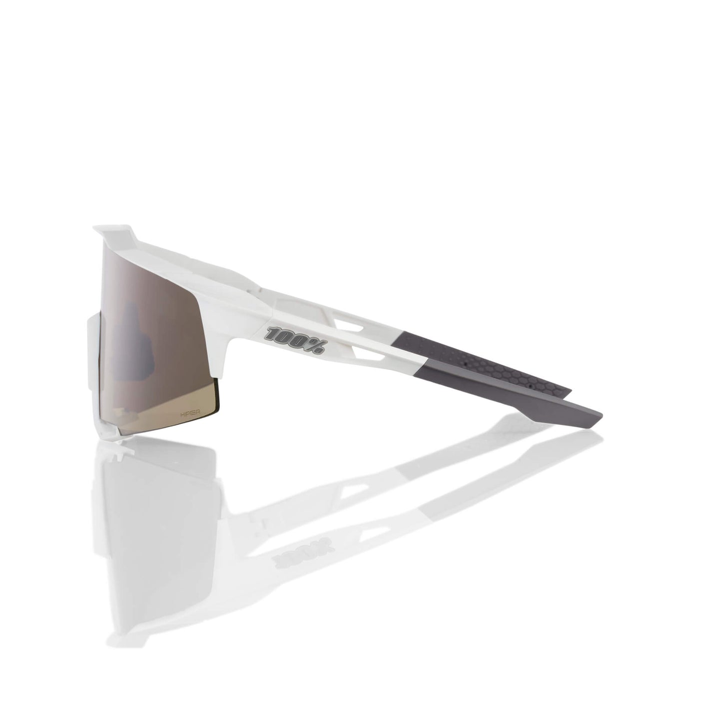 SPEEDCRAFT - Matte White / HiPER Silver Mirror Lens