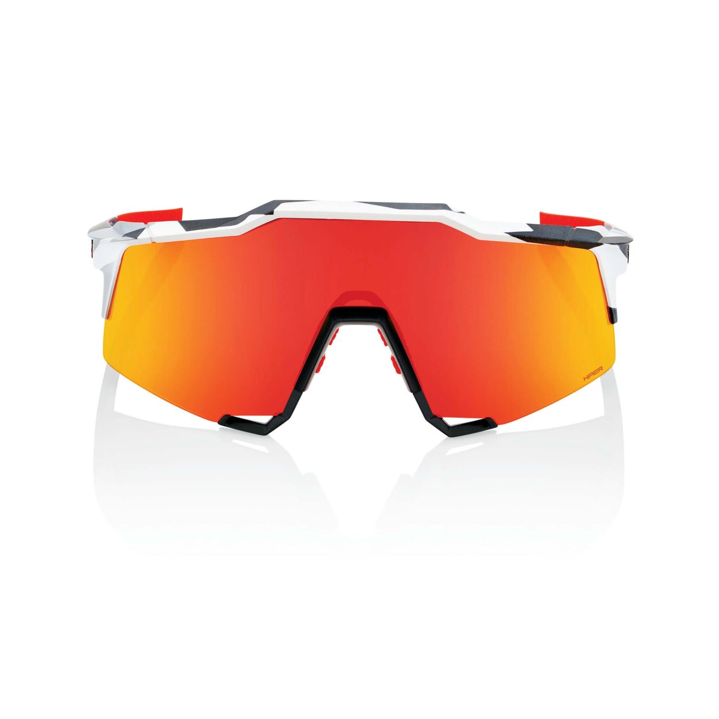 SPEEDCRAFT - Soft Tact Grey Camo / HiPER Red Multilayer Mirror Lens