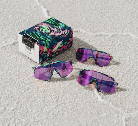SPEEDCRAFT - Peter Sagan LE Soft Tact Tie Dye Purple Multilayer Mirror Lens / Peter Sagan