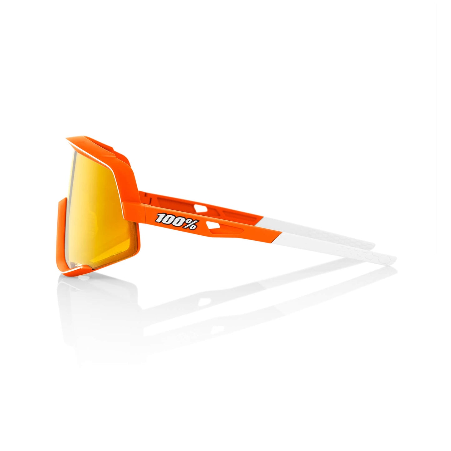 GLENDALE - Soft Tact Neon Orange / HiPER Red Multilayer Mirror Lens