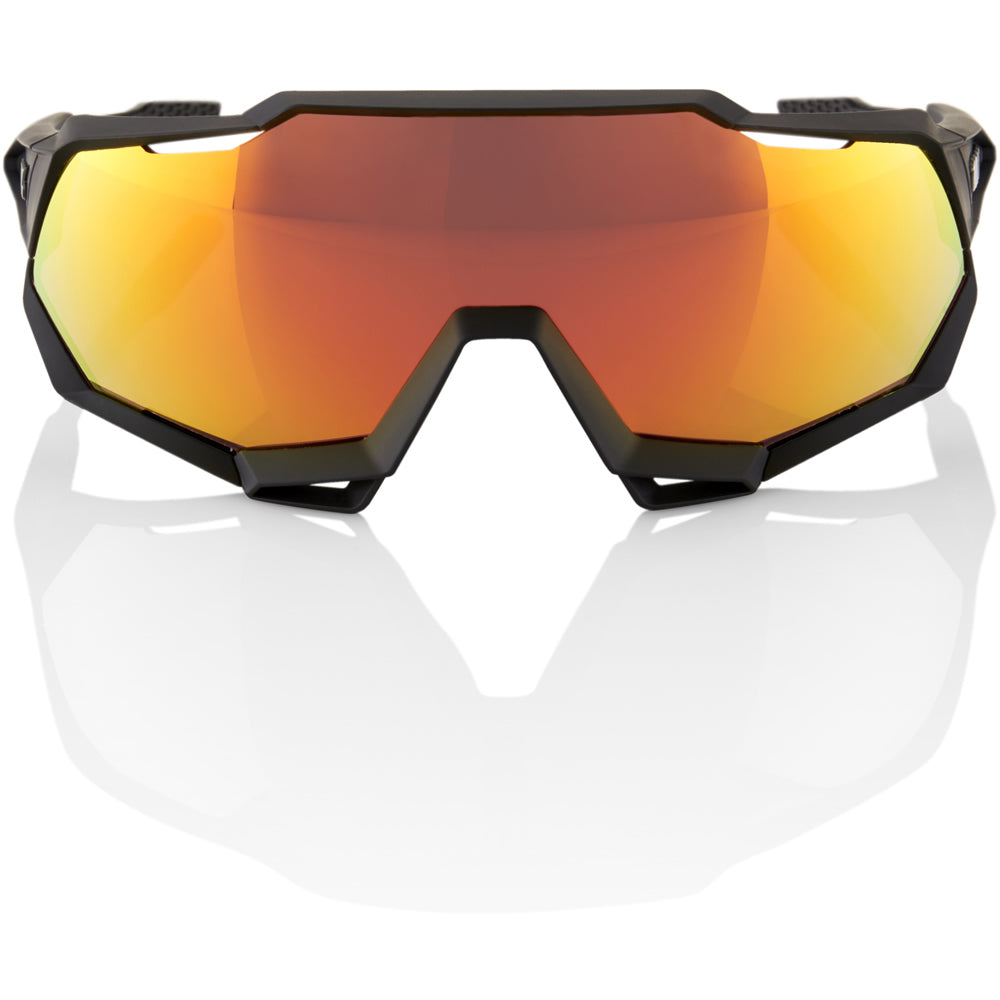 SPEEDTRAP - Soft Tact Black / HiPER Red Multilayer Mirror Lens