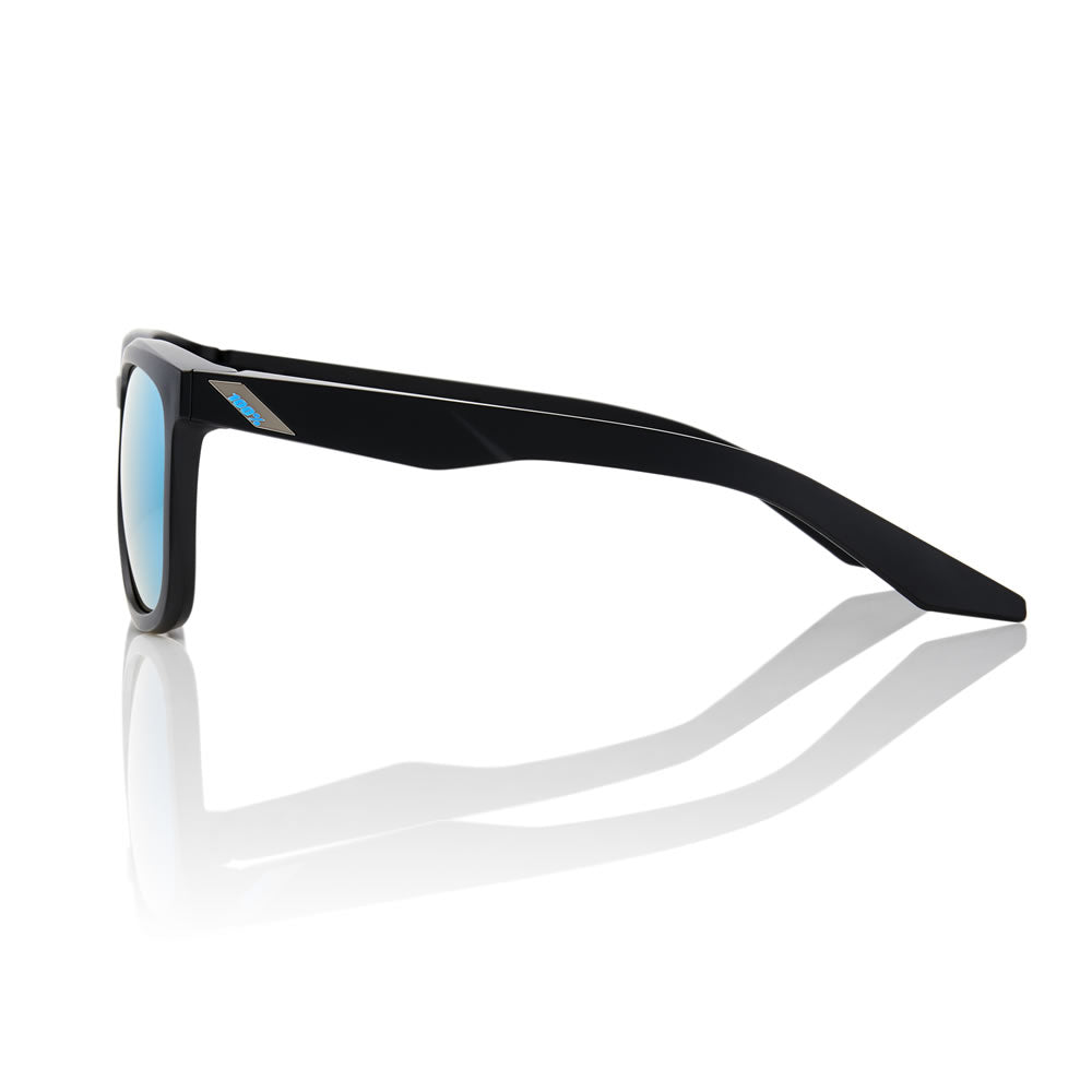 HUDSON - Matte Black / HiPER Blue Multilayer Mirror Lens