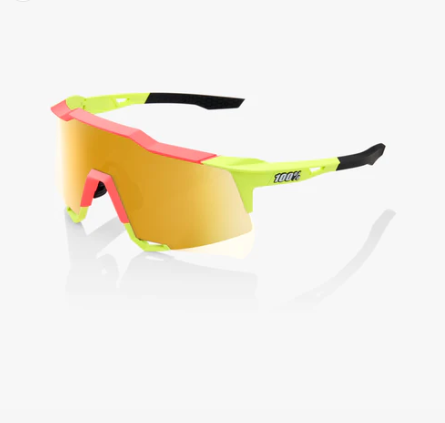 SPEEDCRAFT - Matte Washed Out Neon Yellow / Flash Gold Mirror Lens