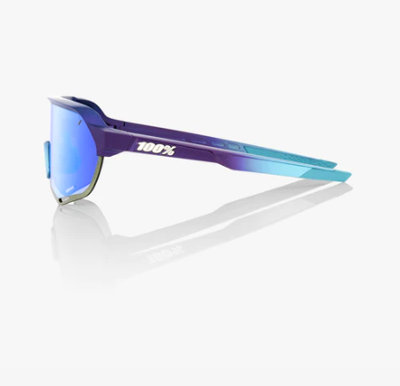 S2 - Matte Metallic Into the Fade / Blue Topaz Multilayer Mirror Lens