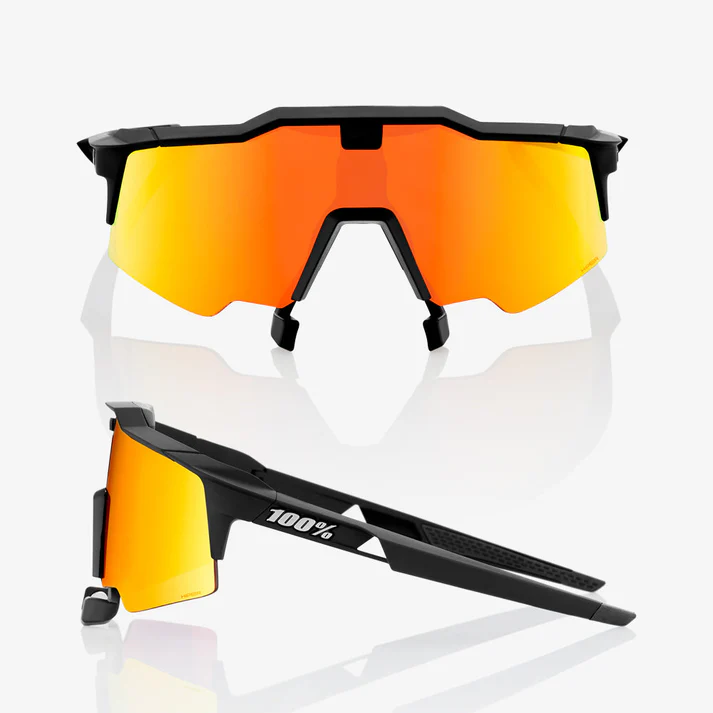 SPEEDCRAFT "AIR" - Soft Tack Black / HiPER Red Multilayer Mirror Lens