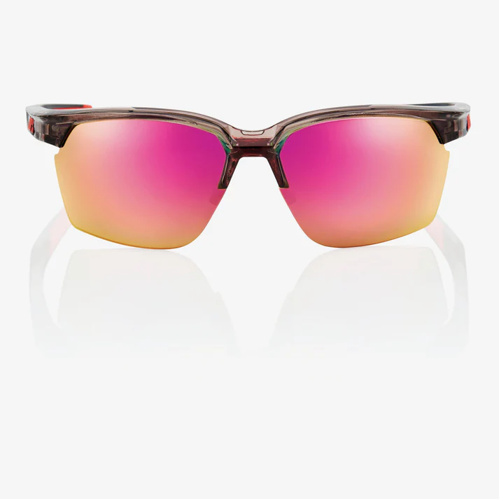 SPORTCOUPE - Polished Translucent Crystal Smoke / Purple Multilayer Mirror Lens