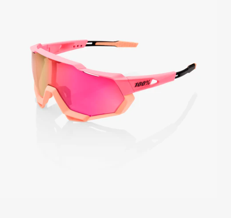 SPEEDTRAP - Matte Washed Out Neon Pink / Purple Multilayer Mirror Lens