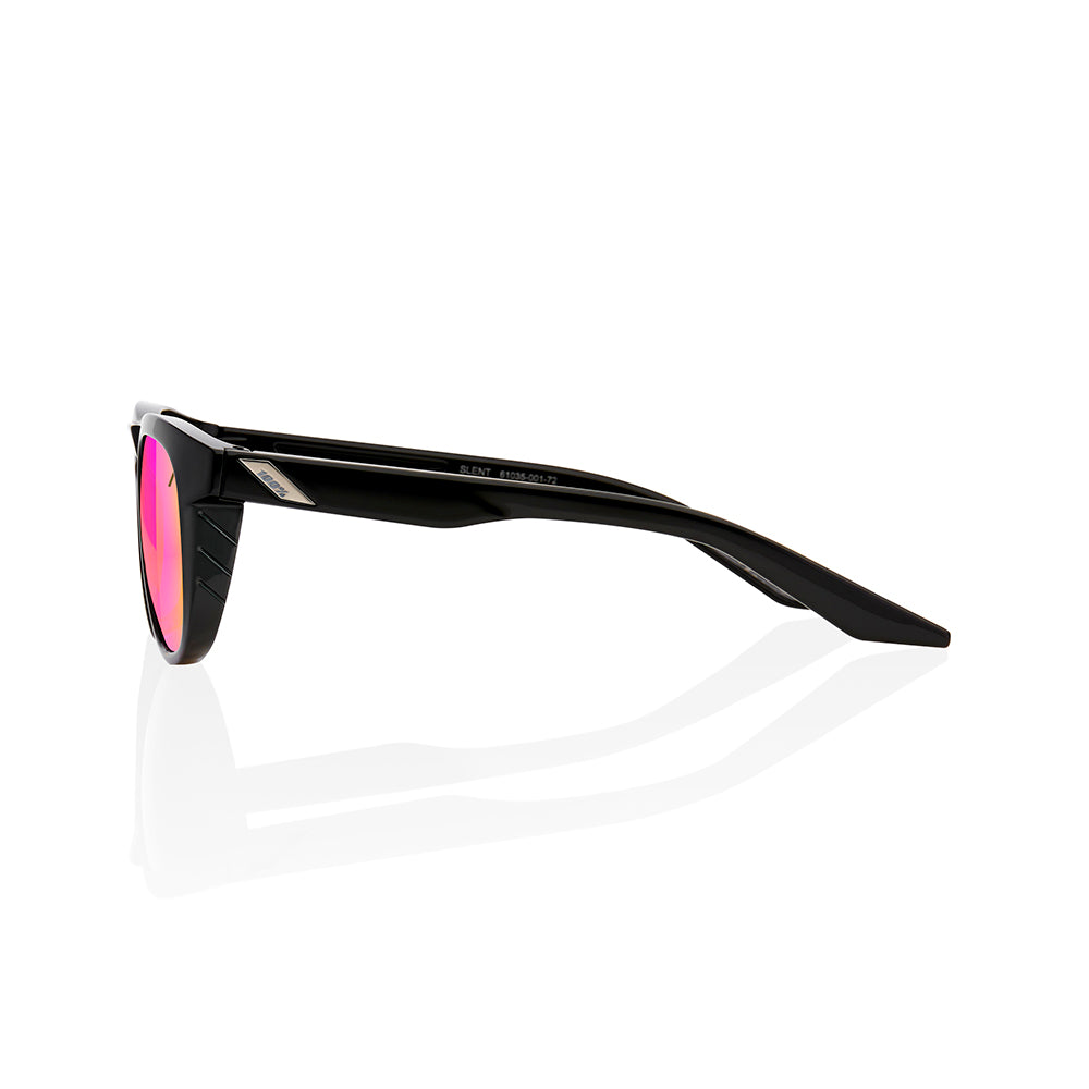 SLENT - Polished Black / Purple Multilayer Mirror Lens