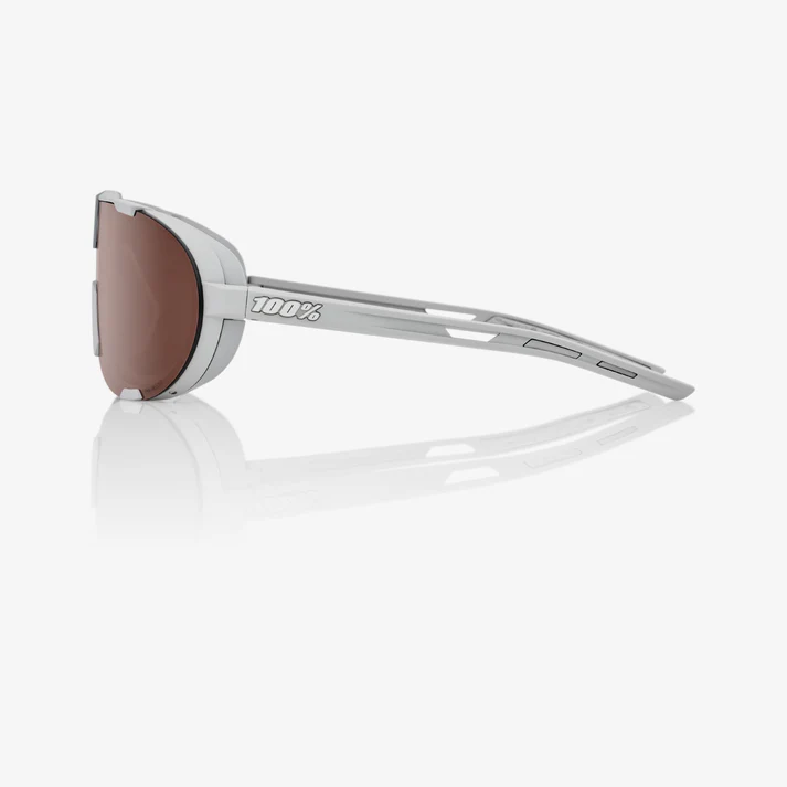 WESTCRAFT - Soft Tact Cool Grey / HiPER Crimson Silver Mirror Lens