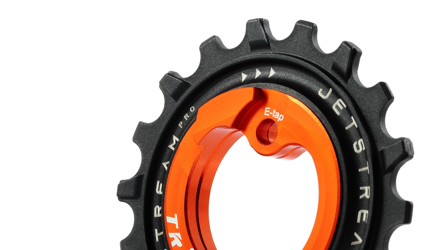 Jetstream Pro 2 Pulley Wheel Kits (12-18T)SHIMANO ROAD ビッグプーリー オレンジ
