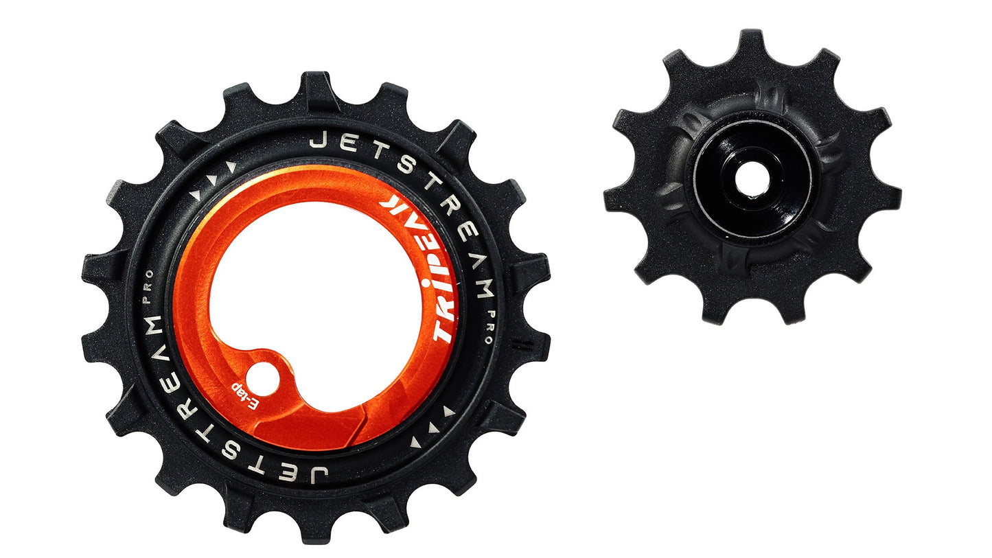 Jetstream Pro 2 Pulley Wheel Kits (12-18T)SHIMANO ROAD ビッグプーリー オレンジ