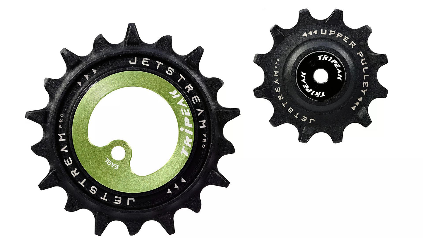Jetstream Pro 2 Pulley Wheel Kits (12-18T) SHIMANO ROAD ビッグプーリー グリーン