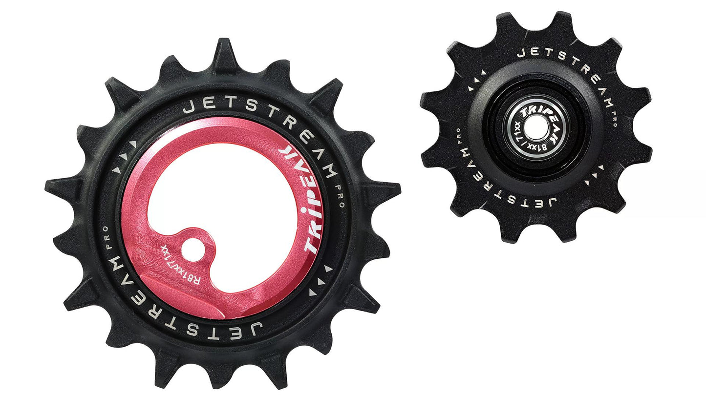 Jetstream Pro 2 Pulley Wheel Kits (12-18T) SHIMANO ROAD ビッグプーリー ピンク