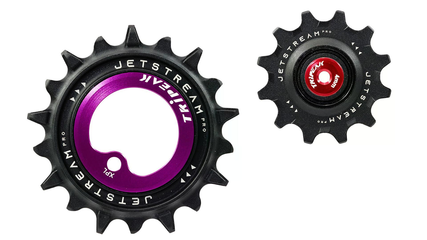 Jetstream Pro 2 Pulley Wheel Kits (12-18T) SHIMANO ROAD ビッグプーリー パープル
