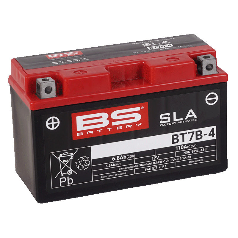 BSバッテリー BT7B-4 (YT7B-4 / YT7B-BS / GT7B-4互換) 液入 | BS BATTERY / ビーエスバッテリー
