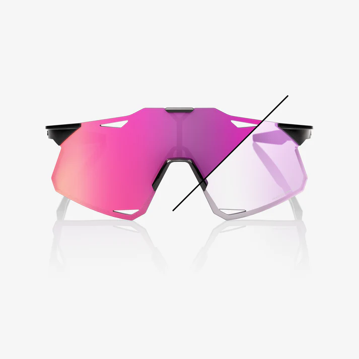 HYPERCRAFT - Gloss Black / Purple Mirror Photochromic Lens
