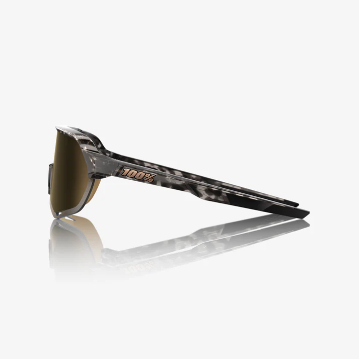 S2 - Gloss Black Havana / Soft Gold Mirror Lens