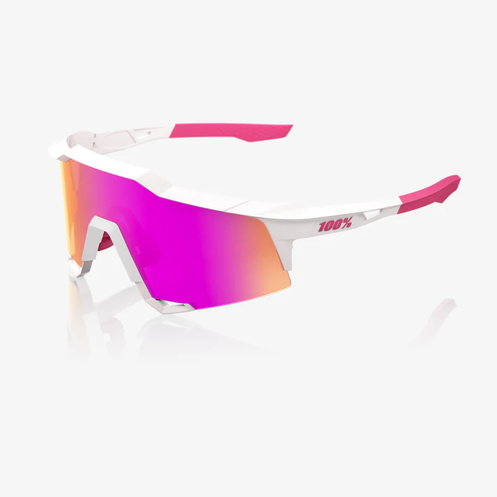 SPEEDCRAFT - Matte White / Pink - HiPER Vital Pink Mirror Lens