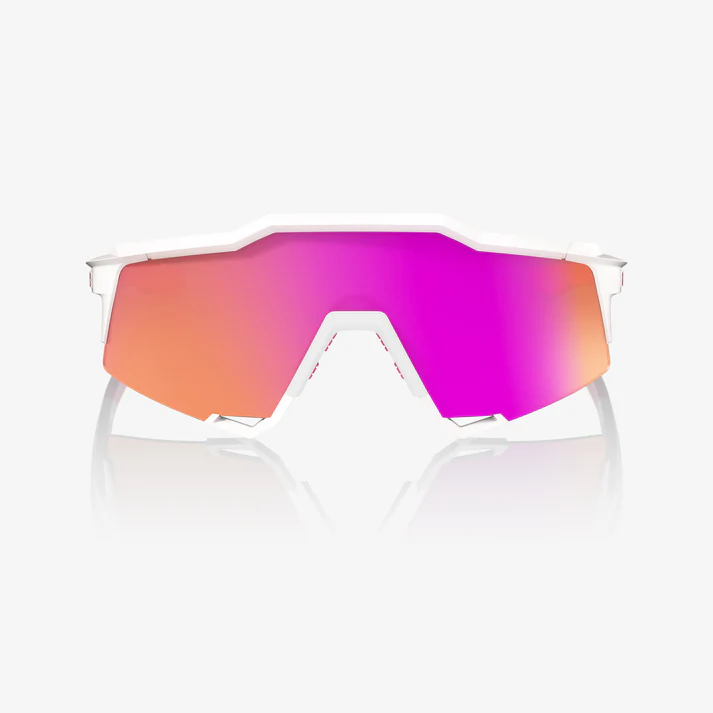 SPEEDCRAFT - Matte White / Pink - HiPER Vital Pink Mirror Lens