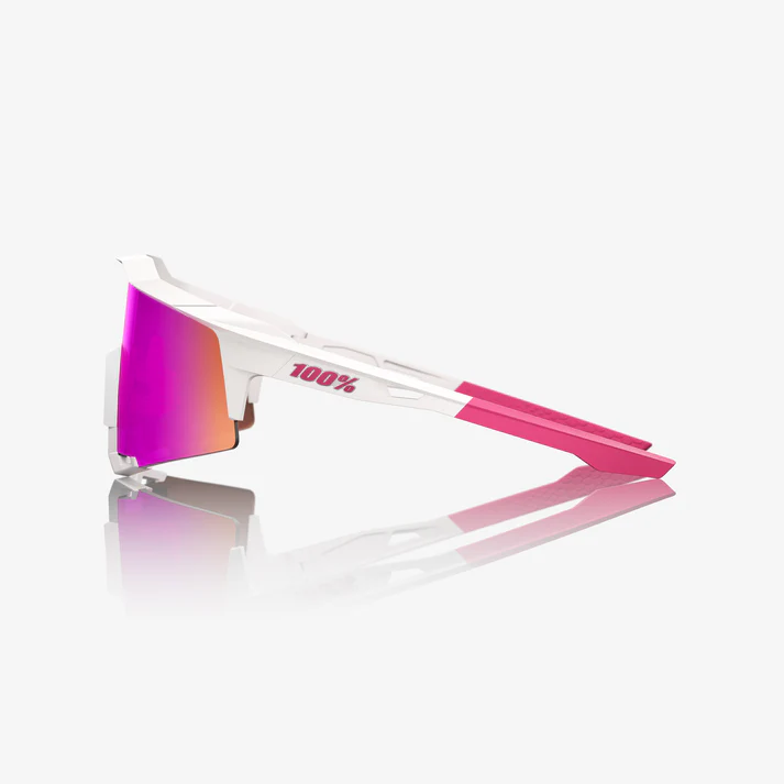 SPEEDCRAFT - Matte White / Pink - HiPER Vital Pink Mirror Lens