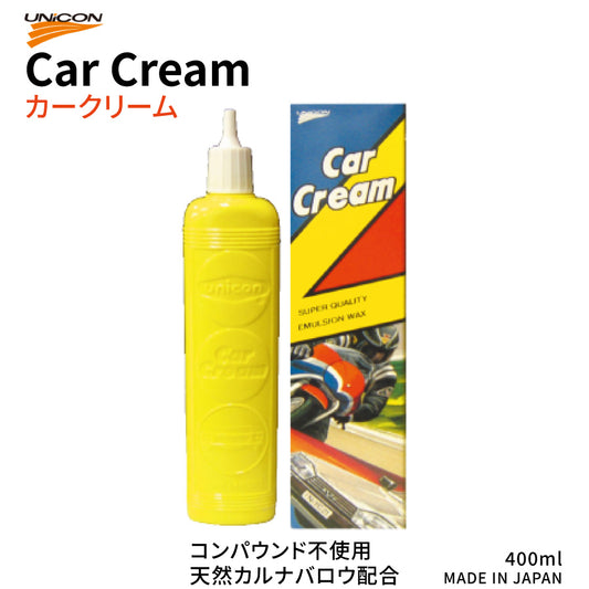 UNiCON Car Cream 400ml カークリーム 艶出しワックス