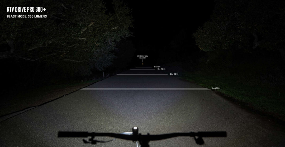 LEZYNE KTV DRIVE PRO 300+ 自転車 ライト フロントライト 300ルーメン USB-C IPX7