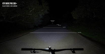 LEZYNE KTV DRIVE PRO 300+ 自転車 ライト フロントライト 300ルーメン USB-C IPX7