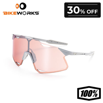 HYPERCRAFT - Matte Stone Grey / HiPER Crimson Silver Mirror Lens