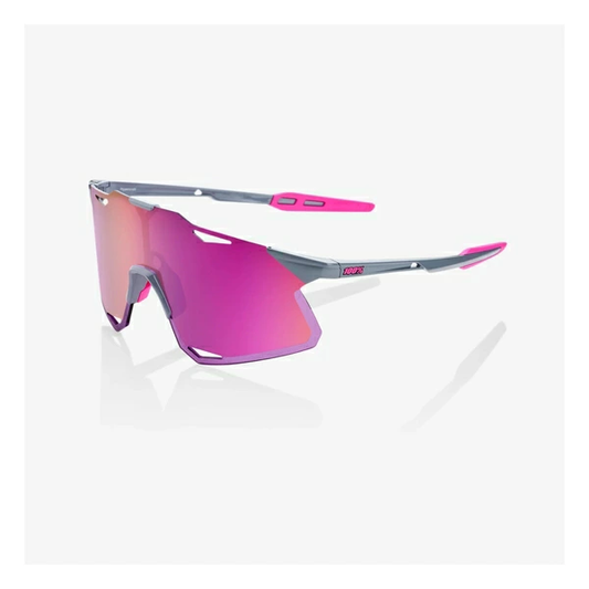 HYPERCRAFT - Gloss Light Grey / Purple Multilayer Mirror Lens