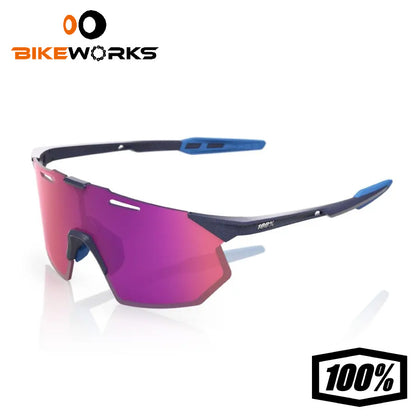 HYPERCRAFT SQ - Satin Storm Metallic - Purple Mirror Lens