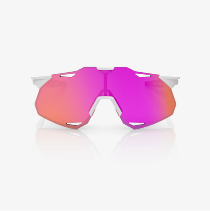 HYPERCRAFT XS - Matte White / Pink - HiPER Vital Pink Mirror Lens