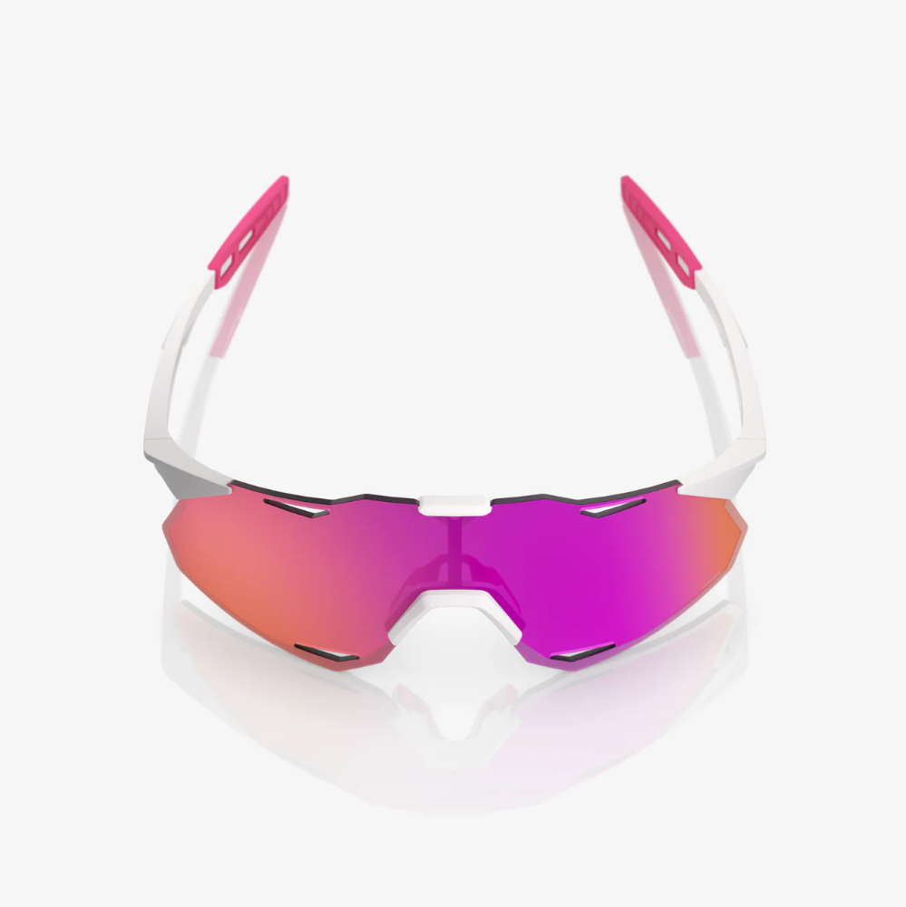 HYPERCRAFT XS - Matte White / Pink - HiPER Vital Pink Mirror Lens