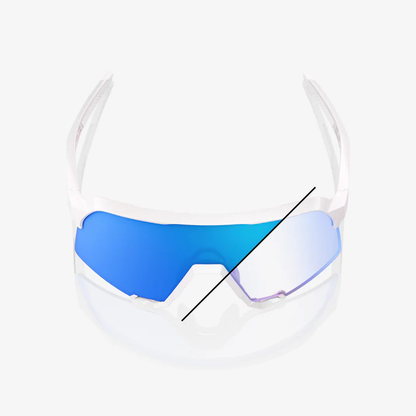 S3 - Bastille LE Pearl White Glitter / Blue Mirror Photochromic Lens