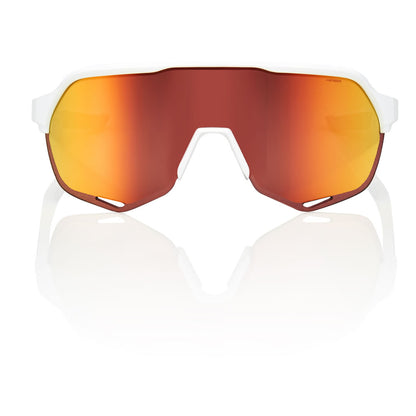 S2 - Soft Tact Off White / HiPER Red Multilayer Mirror Lens