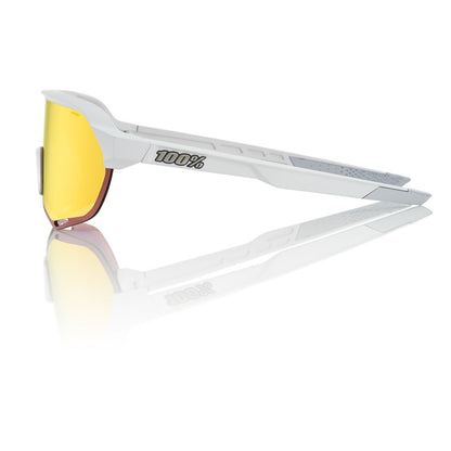 S2 - Soft Tact Off White / HiPER Red Multilayer Mirror Lens