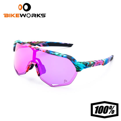 S2 - Peter Sagan LE Soft Tact Tie Dye Purple Multilayer Mirror Lens