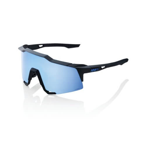 SPEEDCRAFT - Matte Black / HiPER Blue Multilayer Mirror Lens