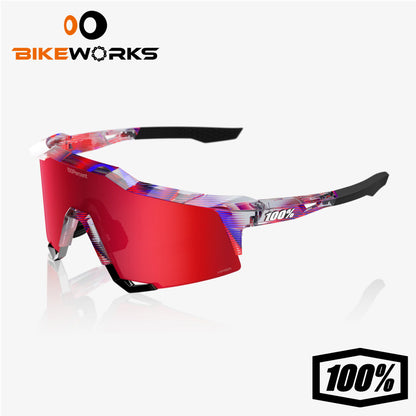 SPEEDCRAFT FDJ Gloss Translucent Red/Blue - HiPER Fire Red Mirror Lens