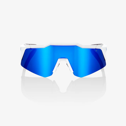 SPEEDCRAFT XS - Matte White / Blue Multilayer Mirror Lens